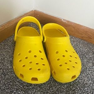 yellow crocs